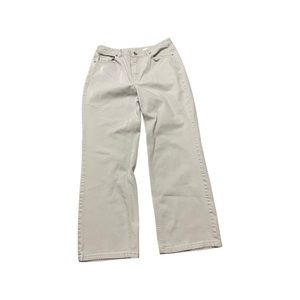 Talbots off white stretch jeans . EUC size 12